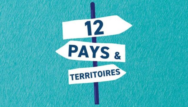 Douze pays et territoires indiqués